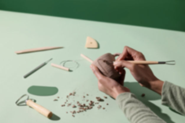 Crafting with modelling clay
