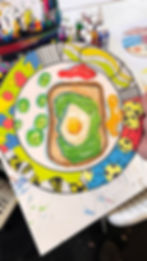 3d food picture with texture and color