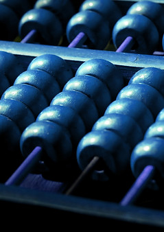 Blue Bead Abacus