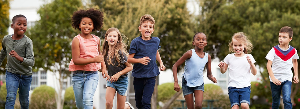 Kids Running outdoor