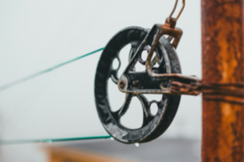 Simple machine pulley