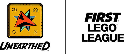 logo for FIRST LEGO League unearthed competition